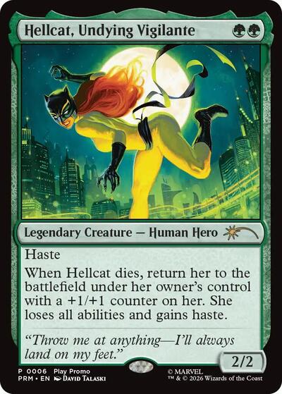 Hellcat, Undying Vigilante (Standard Showdown Promos) Near Mint Foil