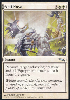 Soul Nova (Mirrodin) Medium Play Foil