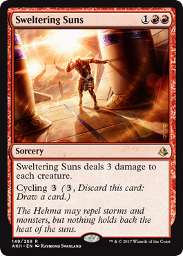 Sweltering Suns (Amonkhet) Medium Play Foil