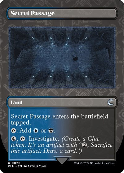 Secret Passage (Borderless) (Ravnica: Clue Edition) Light Play