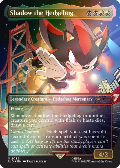 Shadow the Hedgehog (Rainbow Foil) (Secret Lair) Near Mint Foil