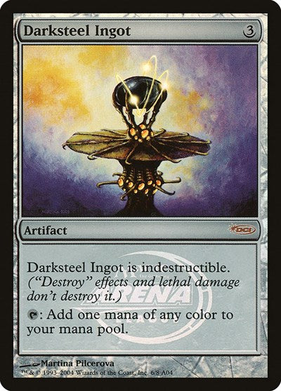 Darksteel Ingot (Promos: Arena) Medium Play Foil