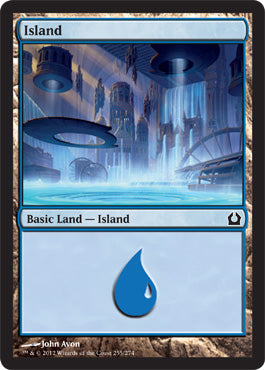 Island (Return to Ravnica) Medium Play Foil