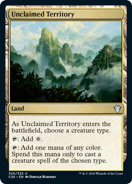 Unclaimed Territory (Commander 2020 Ikoria) Near Mint
