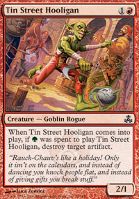 Tin Street Hooligan (Guildpact) Light Play Foil