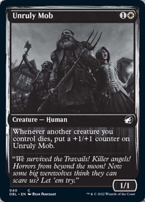 Unruly Mob (Innistrad: Double Feature) Light Play