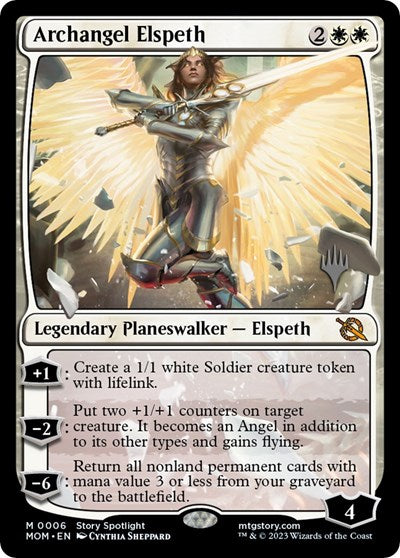 Archangel Elspeth (Promo Pack: March of the Machine) Near Mint