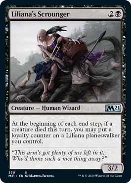 Liliana's Scrounger (Magic 2021 Core Set) Near Mint