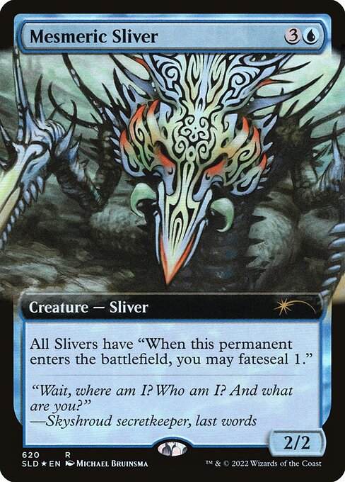 Mesmeric Sliver (Extended Art) (Secret Lair) Near Mint Foil