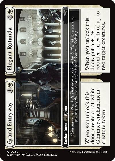 Grand Entryway / Elegant Rotunda (0287) (Duskmourn: House of Horror) Light Play Foil