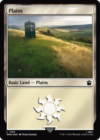 Plains (1156) (Surge Foil) (Universes Beyond: Doctor Who) Light Play Foil