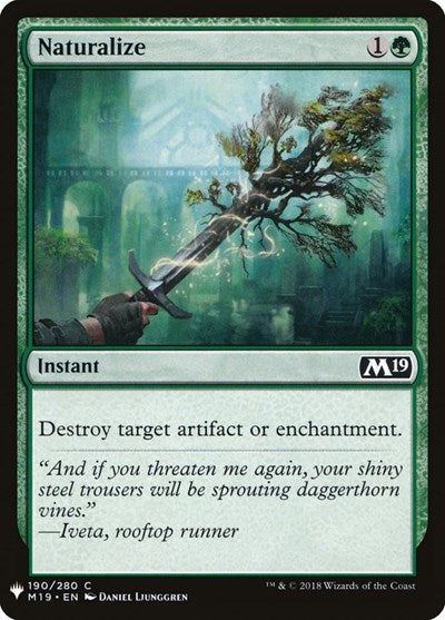 Naturalize (Mystery Booster) Near Mint