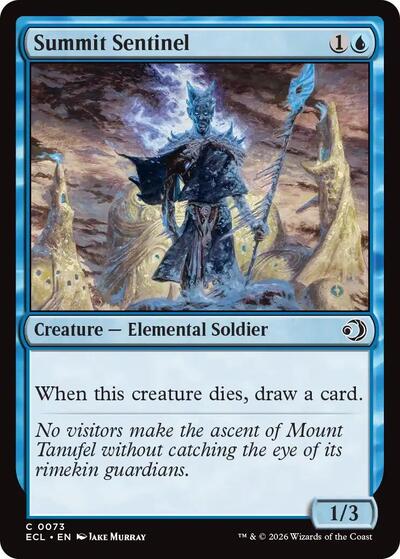 Summit Sentinel (Lorwyn Eclipsed) Near Mint Foil