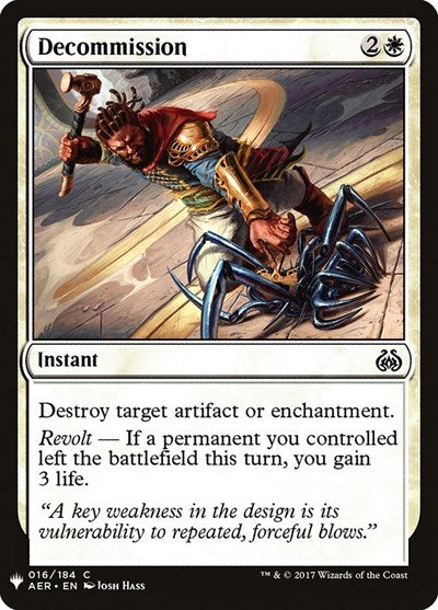 Decommission (Mystery Booster) Near Mint