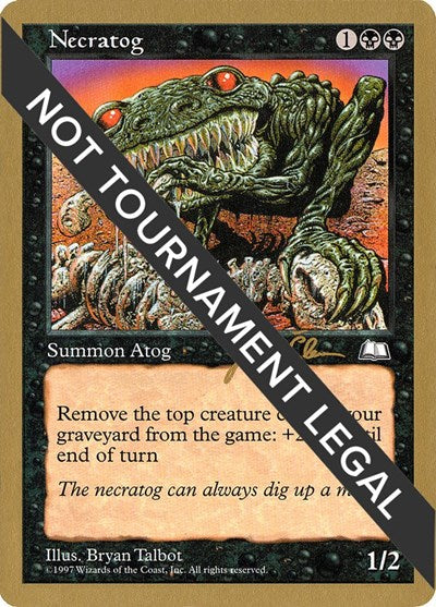 Necratog - 1997 Jakub Slemr (WTH) (World Championship Decks) Light Play