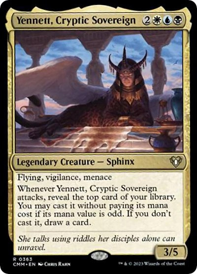 Yennett, Cryptic Sovereign (Commander Masters) Near Mint Foil