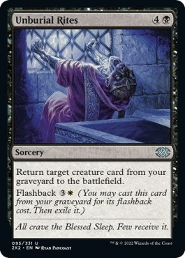 Unburial Rites (Double Masters 2022) Near Mint Foil