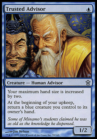 Trusted Advisor (Saviors of Kamigawa) Medium Play Foil