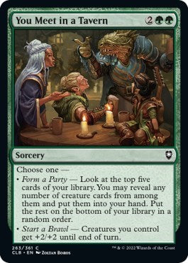 You Meet in a Tavern (Commander Legends: Battle for Baldur's Gate) Medium Play