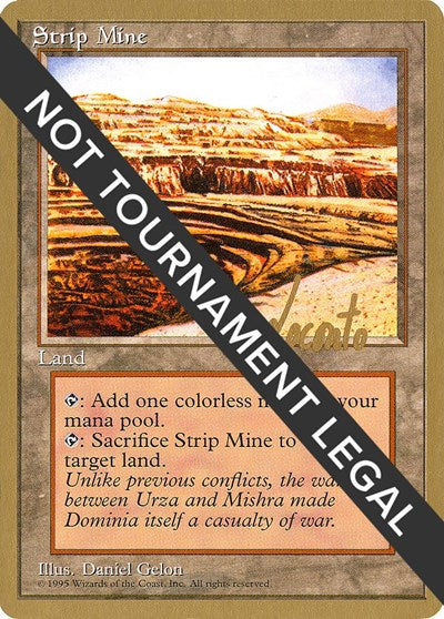 Strip Mine - 1996 Michael Loconto (4ED) (World Championship Decks) Near Mint
