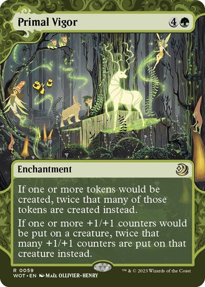 Primal Vigor (Wilds of Eldraine: Enchanting Tales) Near Mint