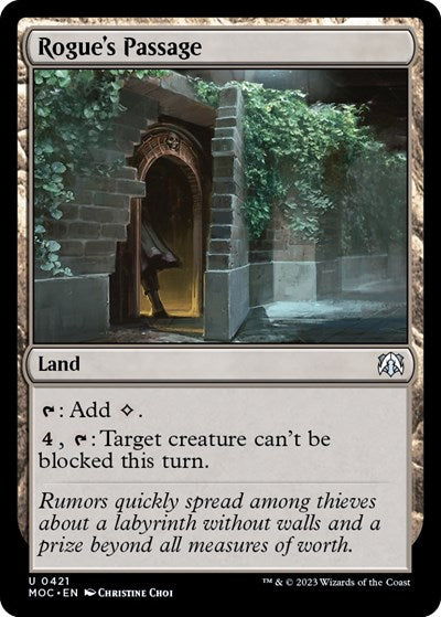 Rogue's Passage (Commander: March of the Machine) Light Play