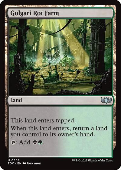 Golgari Rot Farm|5|0|0.00