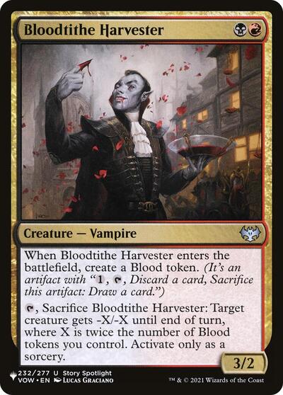 Bloodtithe Harvester (The List) Near Mint
