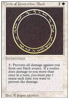 Circle of Protection: Black (Revised) Heavy Play