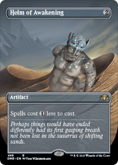 Helm of Awakening (Borderless) (Dominaria Remastered) Light Play