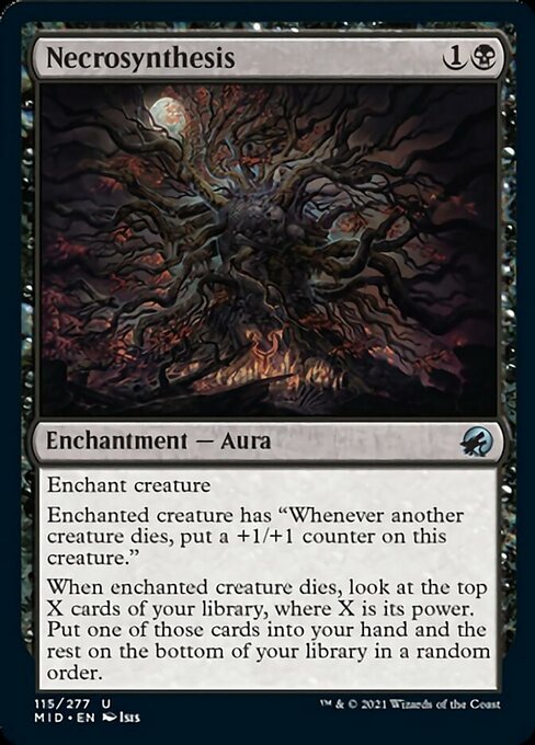 Necrosynthesis (Innistrad: Midnight Hunt) Near Mint Foil