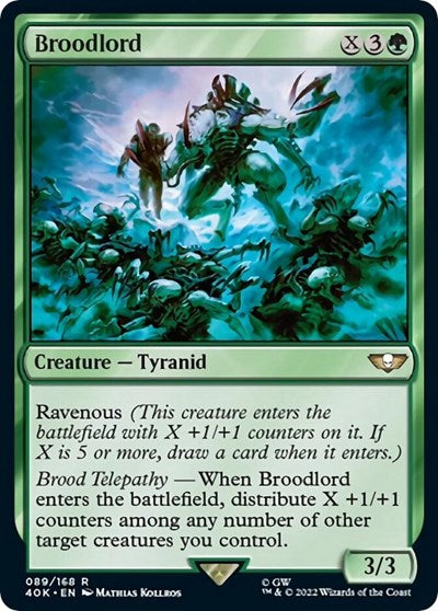 Broodlord (Surge Foil) (Universes Beyond: Warhammer 40K) Medium Play Foil