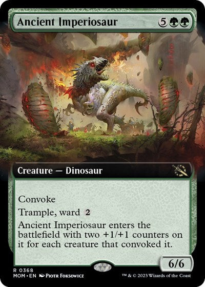 Ancient Imperiosaur (Extended Art) (March of the Machine) Light Play