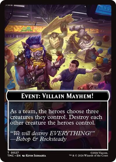 Event: Villain Mayhem! (Commander: Teenage Mutant Ninja Turtles) Near Mint