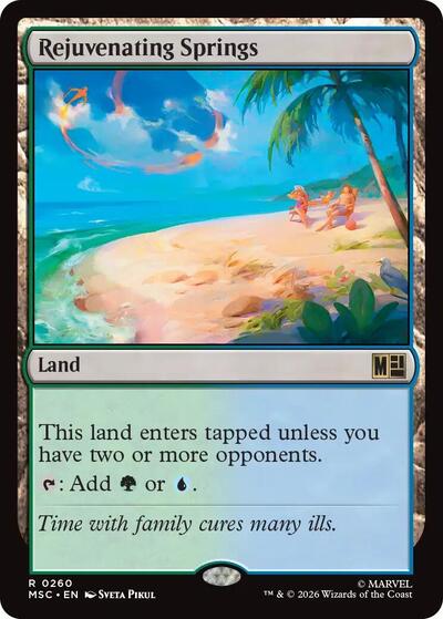 Rejuvenating Springs (Commander: Marvel Super Heroes) Light Play