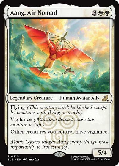 Aang, Air Nomad (Avatar: The Last Airbender: Eternal-Legal) Light Play Foil
