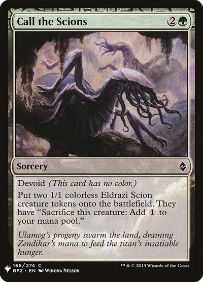 Call the Scions (Mystery Booster) Near Mint