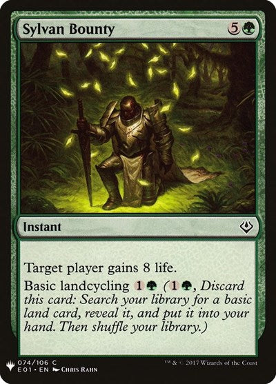Sylvan Bounty (Mystery Booster) Medium Play