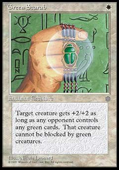 Green Scarab (Ice Age) Medium Play