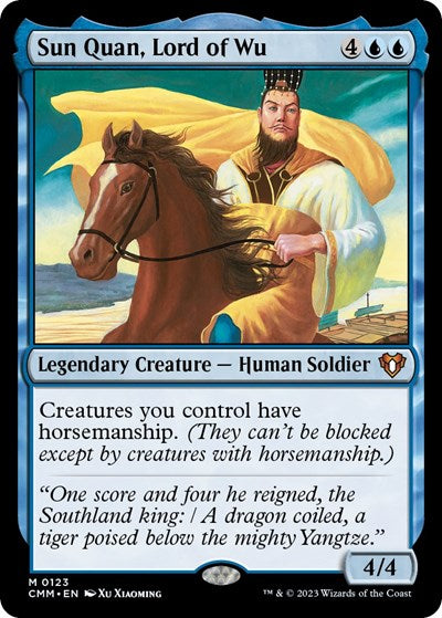 Sun Quan, Lord of Wu (Commander Masters) Light Play