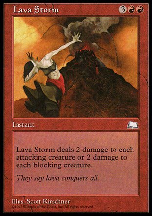 Lava Storm (Weatherlight) Heavy Play