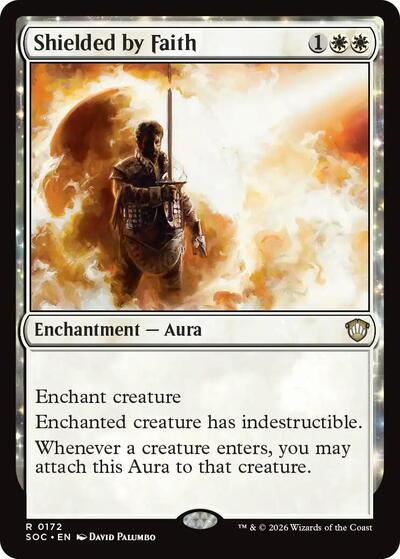 Shielded by Faith (Commander: Secrets of Strixhaven) Near Mint