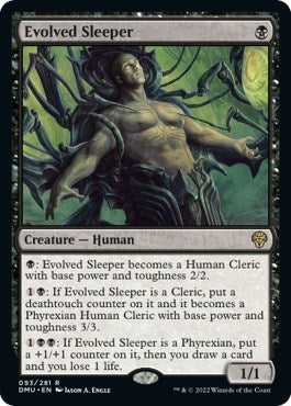 Evolved Sleeper (Dominaria United) Medium Play Foil