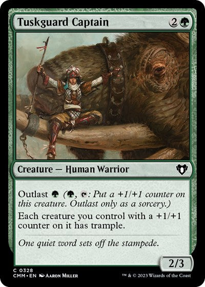 Tuskguard Captain (Commander Masters) Near Mint Foil