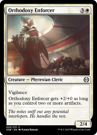 Orthodoxy Enforcer (Phyrexia: All Will Be One) Near Mint