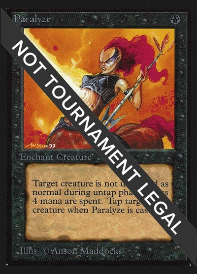 Paralyze (Collector's Edition) Near Mint