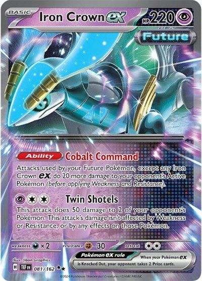 Iron Crown ex - 081 (SV05: Temporal Forces) Near Mint Holofoil