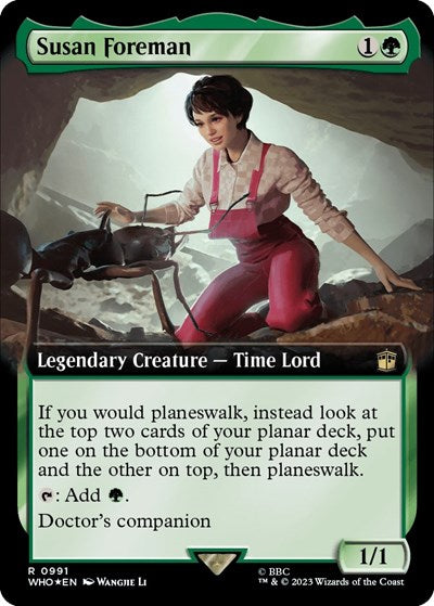 Susan Foreman (Extended Art) (Surge Foil) (Universes Beyond: Doctor Who) Near Mint Foil
