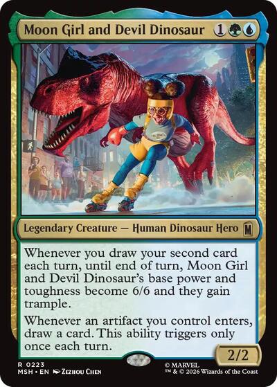Moon Girl and Devil Dinosaur (Marvel Super Heroes) Near Mint Foil