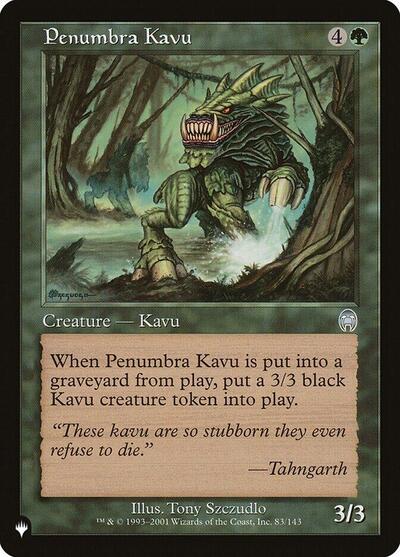 Penumbra Kavu (The List) Near Mint